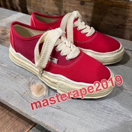 Maison Mihara Yasuhiro MMY BAKER OG SOLE OD CANVAS LOW TOP SNEAKER VANS 紅
