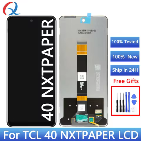 New Mobile Phone LCDs For TCL 40 NXTPAPER LCD Pantalla for TCL 40 NxtPaper Screen Replacement For TC