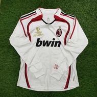 (RETRO LONGSLEEVE) RETRO VINTAGE LONG SLEEVE JERSEY M1L4N AWAY FINAL ATHENS 2006/2007 GRADE AAA CLAS