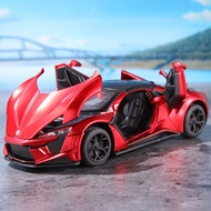 Toy car/skyhawk simulation lecken sports car model alloy car toy car children car boy 3 acousto-opti