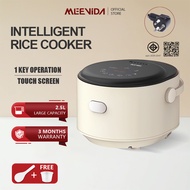 MEEVIDA หม้อหุงข้าว หม้อหุงข้าวดิจิตอล rice cooker หม้อหุงข้าวอัจฉริยะ 1.8L ระบบควบคุมอุณหภูมิ ไม่ติ