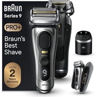 Braun Series9 PRO+ 9577cc Men Electric Shaver，5Professional Shaving Element and Precision Long Hair 