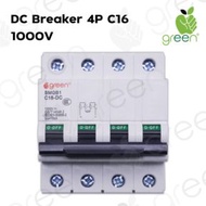 AppleGreen เบรกเกอร์ DC Circuit Breaker MCB 4 Pole 1000V 16A