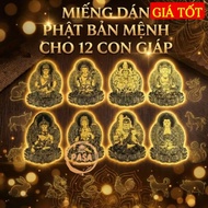 Blessed - Buddha Sticker of the 12 Zodiac Animals, Meaning of Peace and Luck