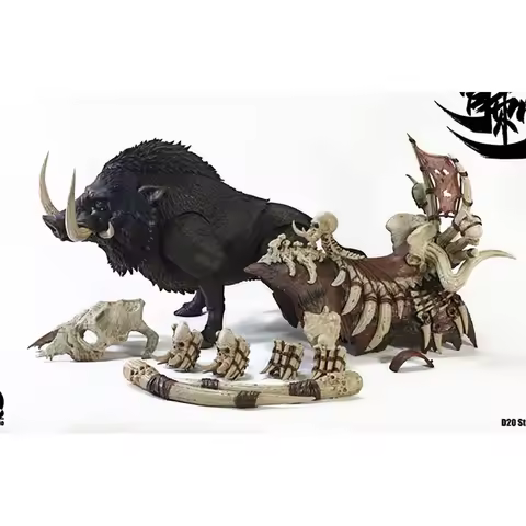 D20studio 1/12 Mysterious Primitive Forest Northeast Asia Giant Wild Boar Aanimal Bonestabber Anime 