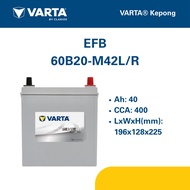M42 | 60B20L/R | VARTA SILVER DYNAMIC EFB CAR BATTERY |  MYVI BEZZA ECO ATIVA NISSAN | [INSTALLATION
