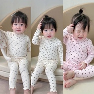 (VNTK) Home wear with soft cotton zip trim for girls - HW029