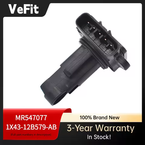 Mass Air Flow Sensor MAF MR547077 1X43-12B579-AB for Mazda 6 3 2.0L, Mitsubishi L200 2.5 DI-D, Suzuk