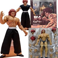 ของเล่นพายุ ST 1/12 hanma Yujiro baki hanma ตุ๊กตาขยับแขนขาได้ Ko ST ของเล่นพายุของยักษ์โมเดลของเล่น