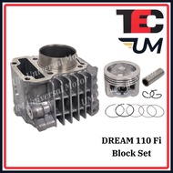 EX5 DREAM 110 Fi BLOCK SET COMPLETE TEC RACING HONDA 50MM 54MM STD STANDARD BLOK DREAM110FI 110FI WA