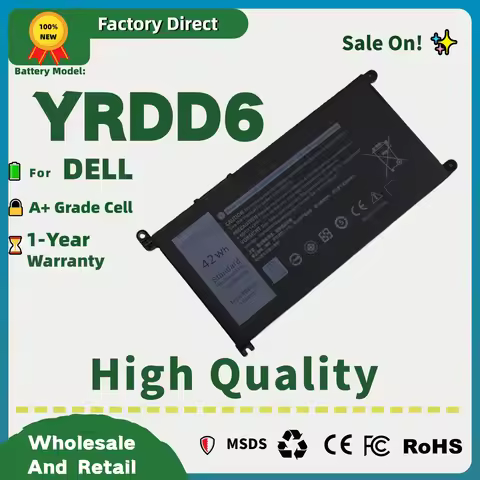 Factory Direct! Battery YRDD6 For Dell Inspiron 15 3493 3582 3583 5490 5590 5581 3491 5584 5585 5481