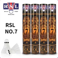 RSL Shuttlecock No.7 Badminton Ball (Speed 76) (12pcs/tube)