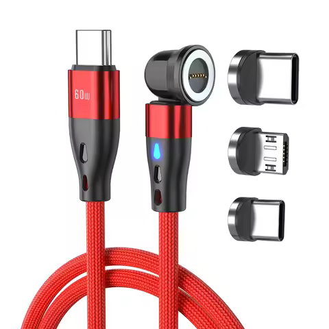 C TO C PD 60W Magnetic Charger for Samsung Galaxy C55 Xiaomi Redmi K70 Moto G55 Sharp Aquos R8s Doog