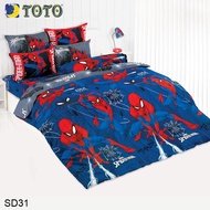 Toto ผ้านวมเอนกประสงค์ (ไม่รวมผ้าปูที่นอน) สไปเดอร์แมน Spiderman SD31 (เลือกขนาดผ้านวม) #โตโต้ ผ้าห่ม ผ้านวม