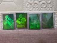 ＜絕＞＜罕＞龍珠Z 3D立體閃卡一套4張