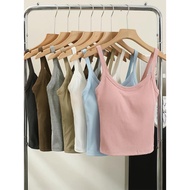 Padded Ribbed Tank Top Mk11