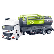 ASTELLA Sanitation Truck Toy Simulated Garbage Dumping Toy Mini Inertia Garbage Truck Toy Realistic Recycling Vehicle for Kids No Battery Required Perfect Christmas Gift