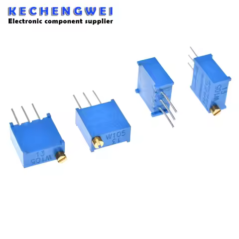 10pcs 3296W 3296 50 100 200 500 ohm 1K 2K 5K 10K 20K 50K 100K 200K 500K 1M ohm 103 100R 200R 500R Tr