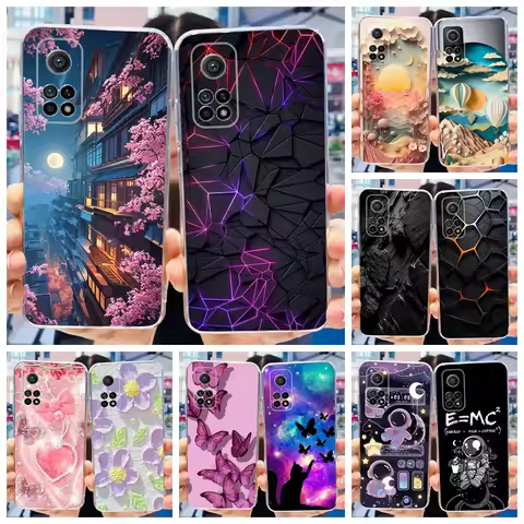 For Xiaomi Mi 10T Pro 5G Case Fashion Marble Transparent Silicone Phone Back Cover For Xiaomi Mi 10T