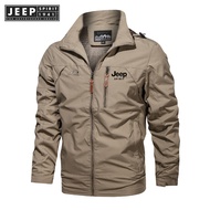 Jeep Spirit 1941 Estd Outdoor Sports Motorcycle Waterproof Jacket Military Windproof Jacket