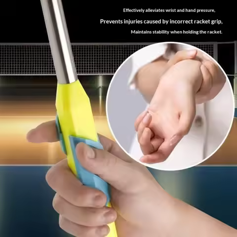 Universal Badminton Grip Aid Easy Installation Durable Badminton Grip Assistance Improve Skills Racq