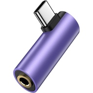 3.5mm to USB C Audio Adapter Right Angle for Samsung Galaxy A17 S25 Ultra S25 A16 5G F16 A26 A36 A56