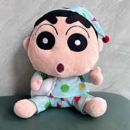 Genuine Crayon Shin-Chan Genuine Doll Shin-Chan White Doll Cute Plush Anime Doll Dumb Doll Holiday B