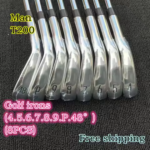 Golf ironsT-200 The three generation T-200 Golf irons Golf club iron Set 4-9 P (8pcs ) With Steel/Gr