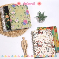 FUTUREE 2026 Planner, A5 Weekly and Monthly Calendar 2026, Jan.2026 - Dec.2026 Monthly Tabs Agenda C