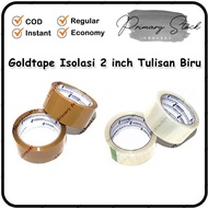 Goldtape Bening Gold Tape Isolasi Putih Coklat Besar 2 inchi Lakban