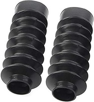Pexorin Motorcycle 39mm, fork Covers Front Rubber Gaiters Gators Shock Boots, for Harley, Sportster 
