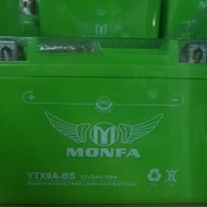 BATTERY YTX9A-BS👍SAKURA/MONFA👍MAINTENANCE FREE NINJA 250/SL/Z250/SL/Z800/ DUKE 200/390/ELEGAN/VTS200