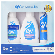 Qv Skin Hydration Trial Kit (QV Gentle Wash 15gr+QV Skin Lotion 15ml+QV Cream 15gr)