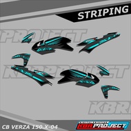 CB VERZA 150 sticker variations Racing sticker for HONDA CB VERZA 150 X.04 motorbike