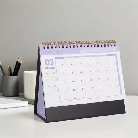 Small Desk Calendar 2025-2026 Calendars Pocket Planner Desktop Pad Mini Notepad Desk Calendar 2026 S