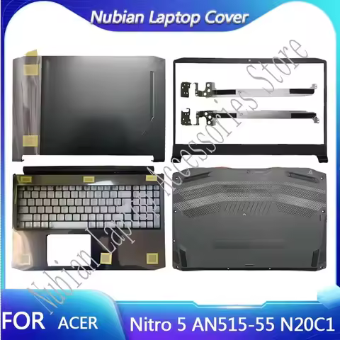 New For Acer Nitro 5 AN515-55 AN515-54 N20C1 Laptop LCD Back Cover/Front Frame/Palm Rest/Bottom Cove