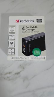 Verbatim 4 Port Multi-Charger 旅行充電器