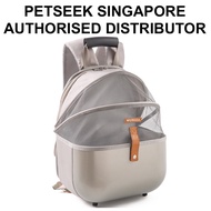 Same Day Delivery PETSEEK Trendy Capsule Pet Carrier Cat Dog Puppy Mesh Backpack Kitten Foldable Bag