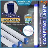 SKYBLUE 17CM-72CM LED Light Tube 30W-200W Portable USB Rechargeable Emergency Light Tube For Camping Lamp Outdoor Lampu