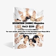 [ALBUM] 專輯代購服務 【*PRE ORDER* SEVENTEEN [GOING] Magazine Vol.2】#seventeen #going seventeen #carat