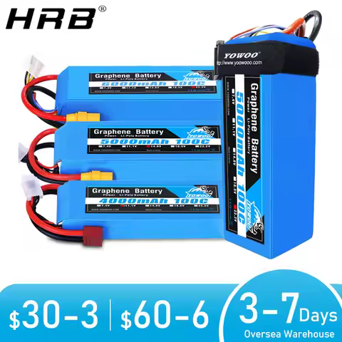 Yowoo Graphene Lipo 3S 4S 6S Battery 11.1V 14.8V 22.2V 2200mah 5000mah 6000mah 3000mah XT60 XT90 EC5