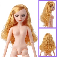 60cm Bjd Doll 15 Movable Joints 3D Eyes Real Eyelashes Normal Skin Nude Body with Makeup Dolls With