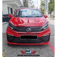 PERODUA AXIA 2014 - 2020 ( GT ) BUMPER WITH 2K COLOR PAINT - FRP