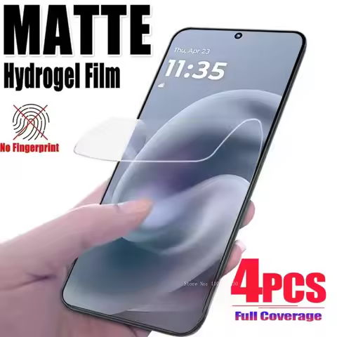 4pcs Matte Hydrogel Film for Motorola Moto G86 G86 Power G56 Screen Protectorfor Motorola Moto G06 G