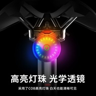 New Bicycle Tail Light Colorful Brake Sensing Tail Light Rechargeable Tail Light Electric Bicycle Ta