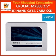 Crucial MX500 1000GB 1TB 2000GB 2TB 4TB 3D NAND SATA 2.5 inch 7mm (with 9.5mm adapter) Internal SSD 