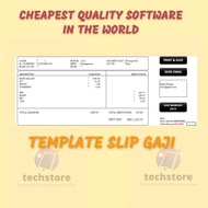 Payslip / Template Slip Gaji  Auto Calculation Full Edit Excel / Gaji Form/ Penyata Gaji - Cheapest