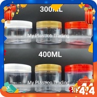 300ML & 400ML BALANG KUIH TUTUP PUTIH/BALANG KUEH/BALANG RAYA/CANISTER/BOTOL PLASTIK/PLASTIK/BALANG 