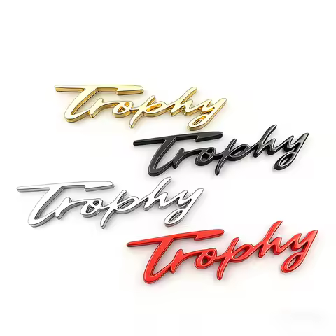 Car Body Sticker For MG Trophy Logo 3 5 6 7 Orkina 350 ZS GS ZT 550 ZR Mirror 3 Metal Trunk Emblem B
