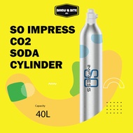 SO IMPRESS CYLINDER Sparkling Water Machine Refill CO2 Gas Cylinder Halal Carbonated F&B Fruit Syrup